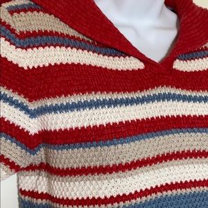 Collared Stripe Sweater